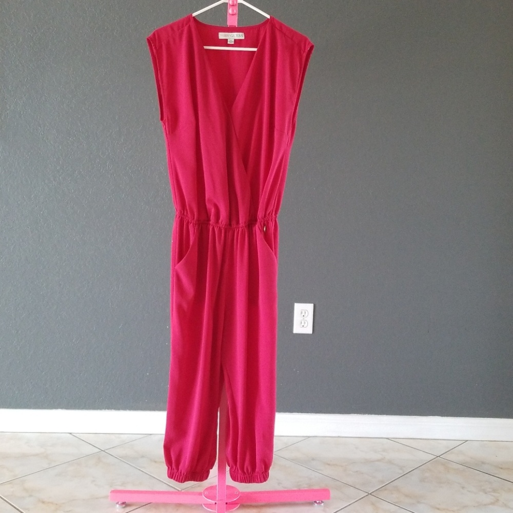 Guess pink romper M